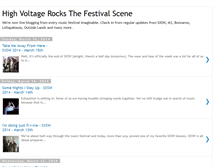 Tablet Screenshot of festival.iamhighvoltage.com